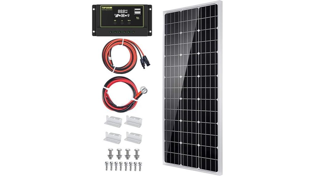 100w solar panel kit