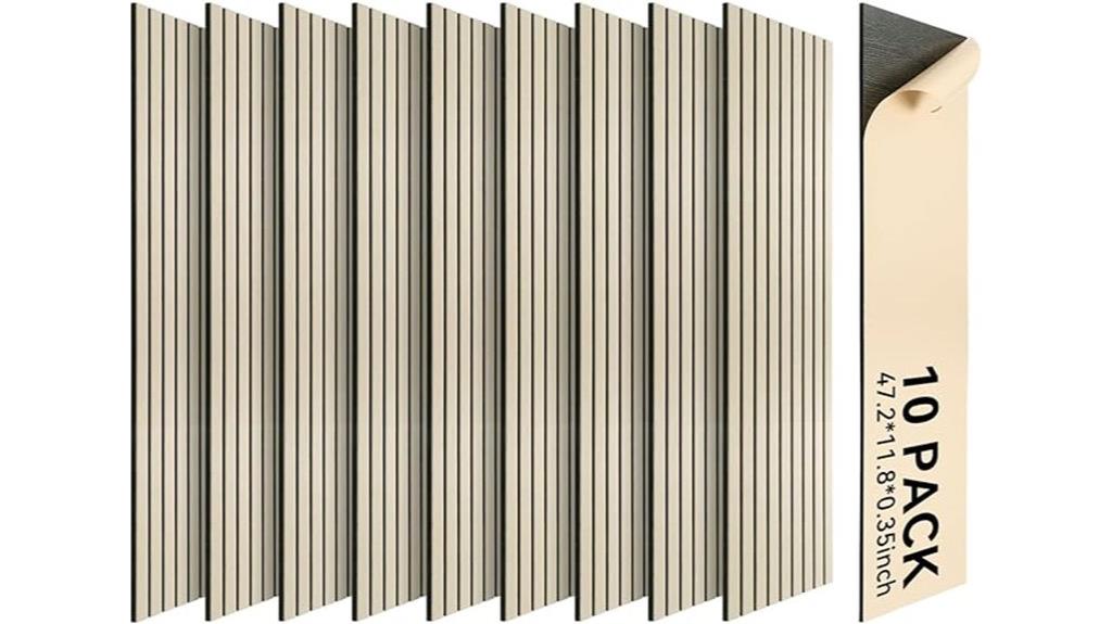 10 pack self adhesive panels