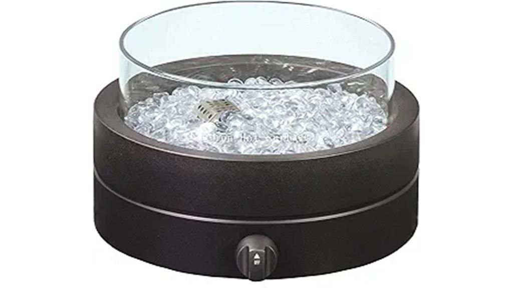 14 inch propane fire pit