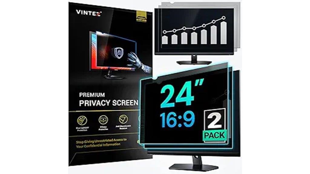24 inch privacy monitor screen