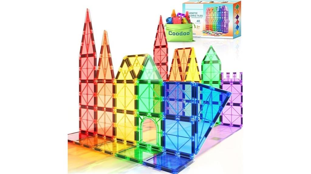 40 piece magnetic building set