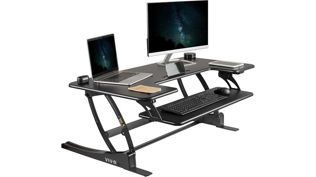 42 inch sit stand desk