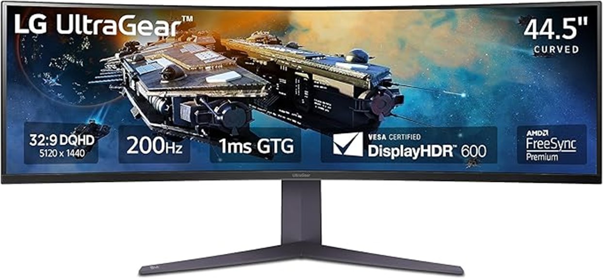 45 inch curved gaming monitor