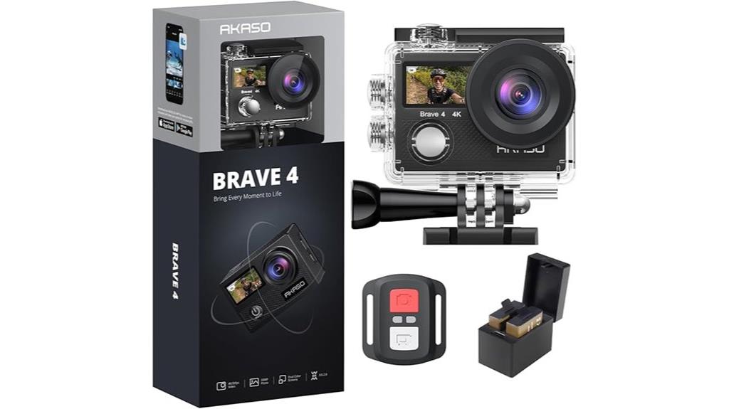 4k wifi waterproof camera