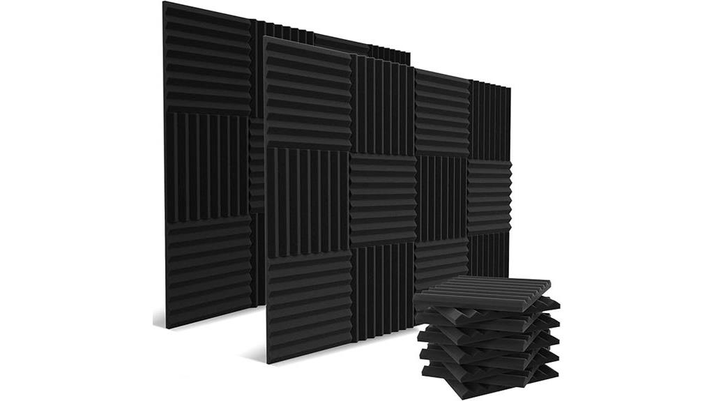 52 pack charcoal foam panels