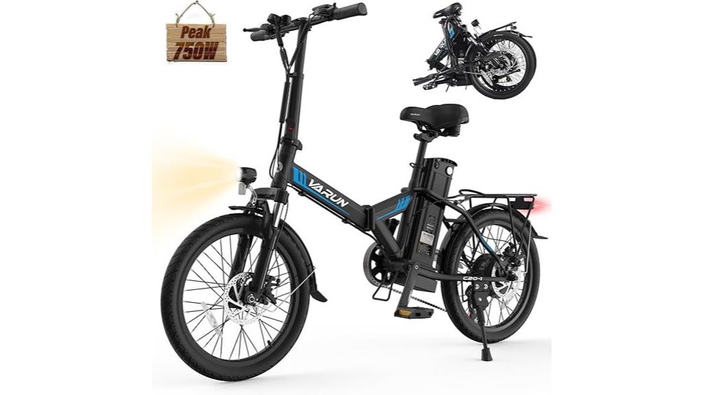 750w folding electric bike