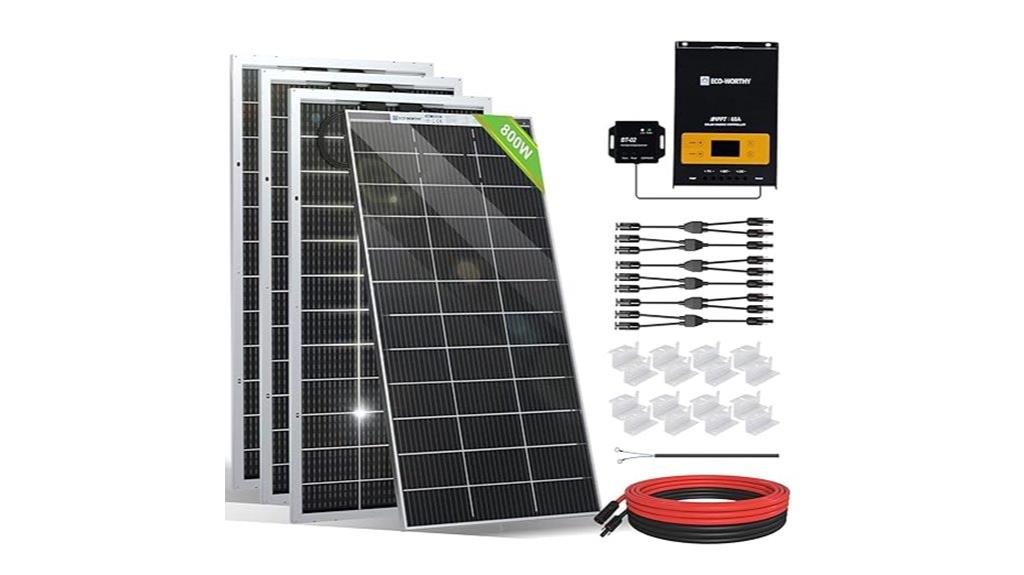 800w solar off grid kit