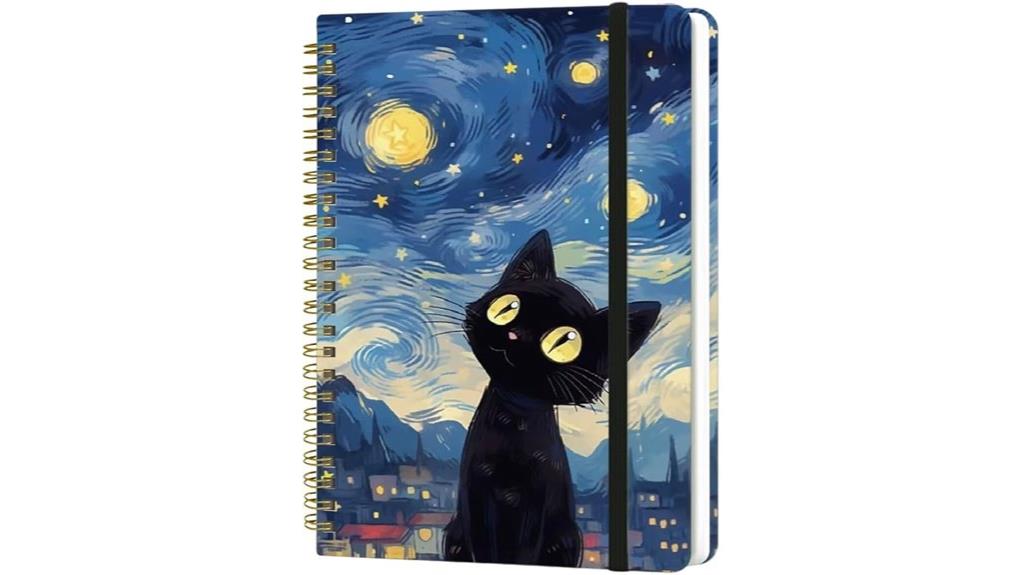 a5 spiral journal notebook