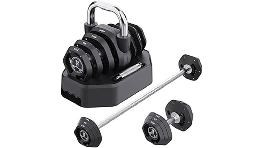 adjustable 4 in 1 kettlebell