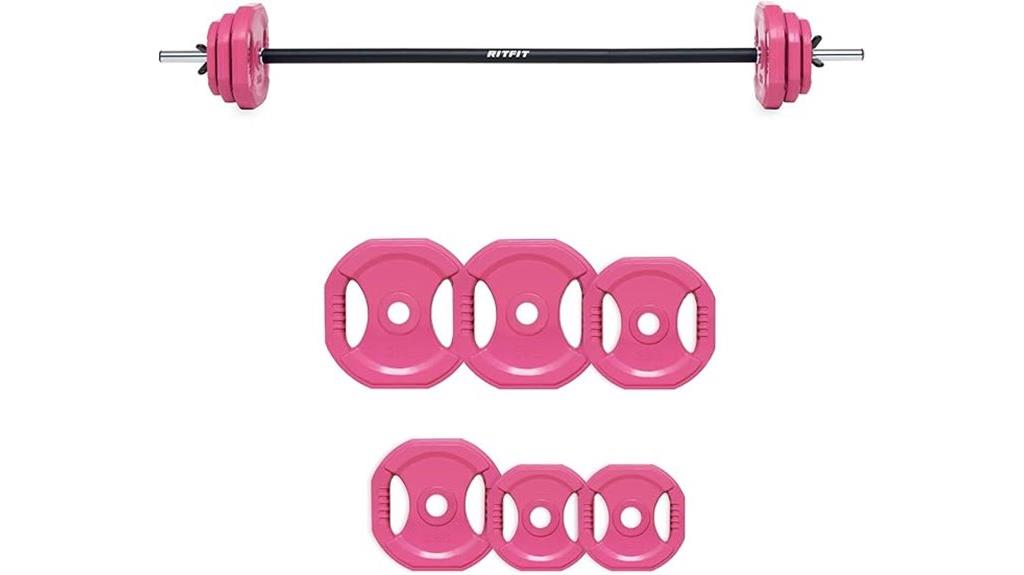 adjustable barbell weight set