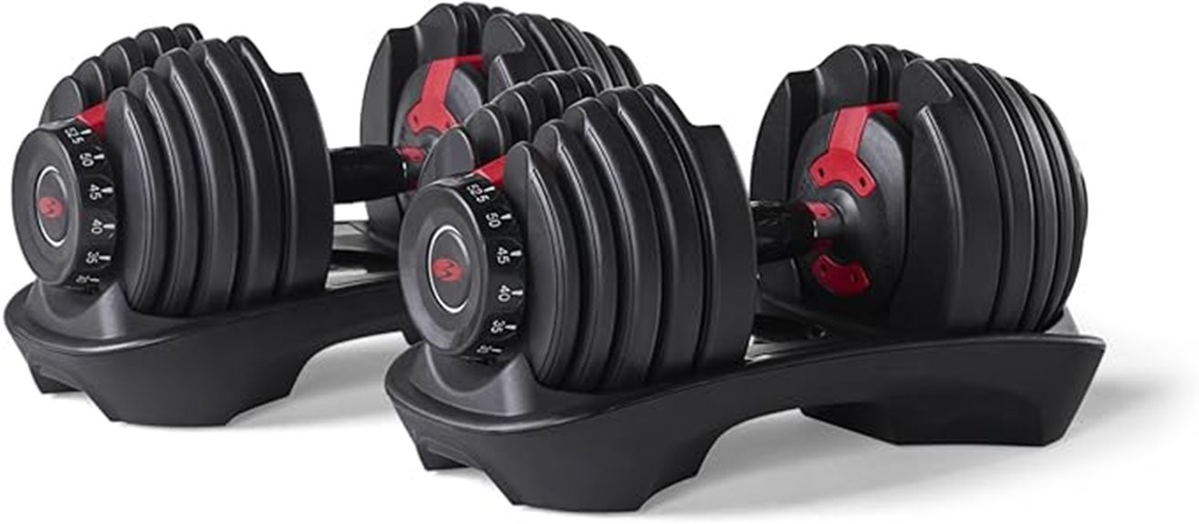 adjustable dumbbells with 552