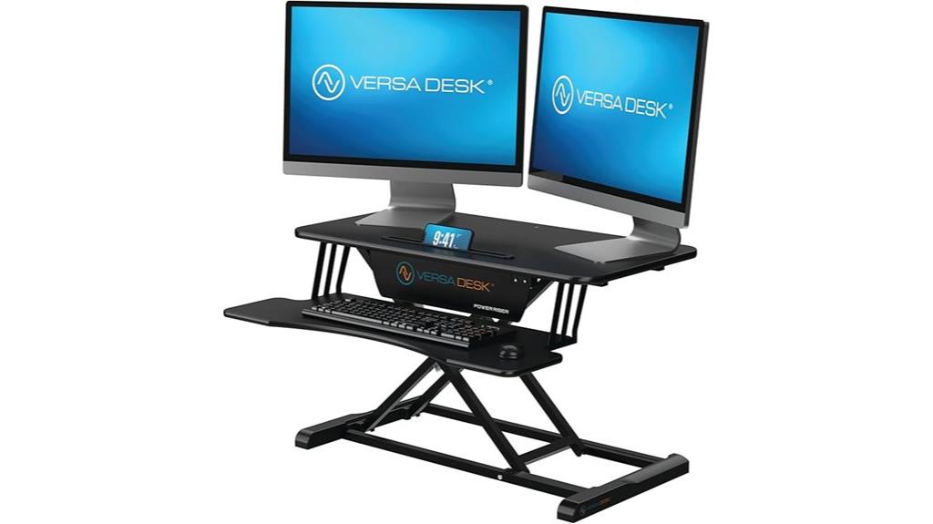 adjustable electric desk converter