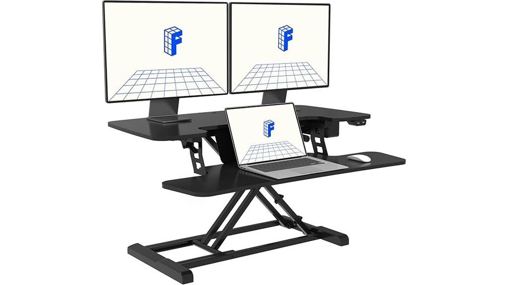 adjustable electric desk converter