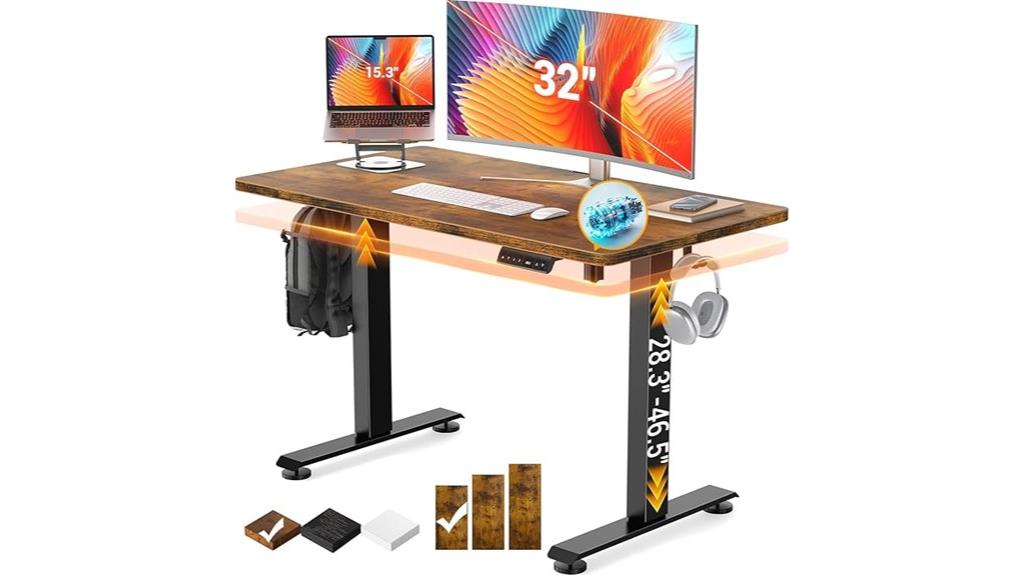 adjustable electric standing desk