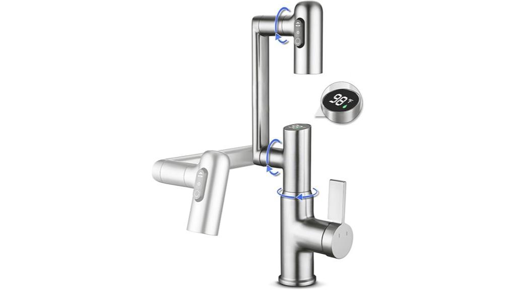 adjustable fahrenheit smart faucet