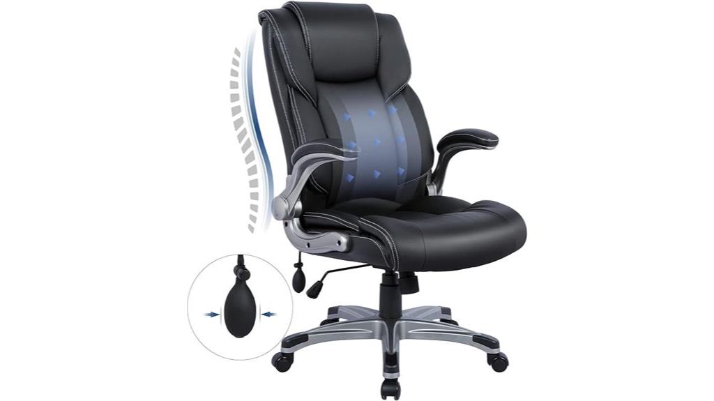 adjustable high back chair