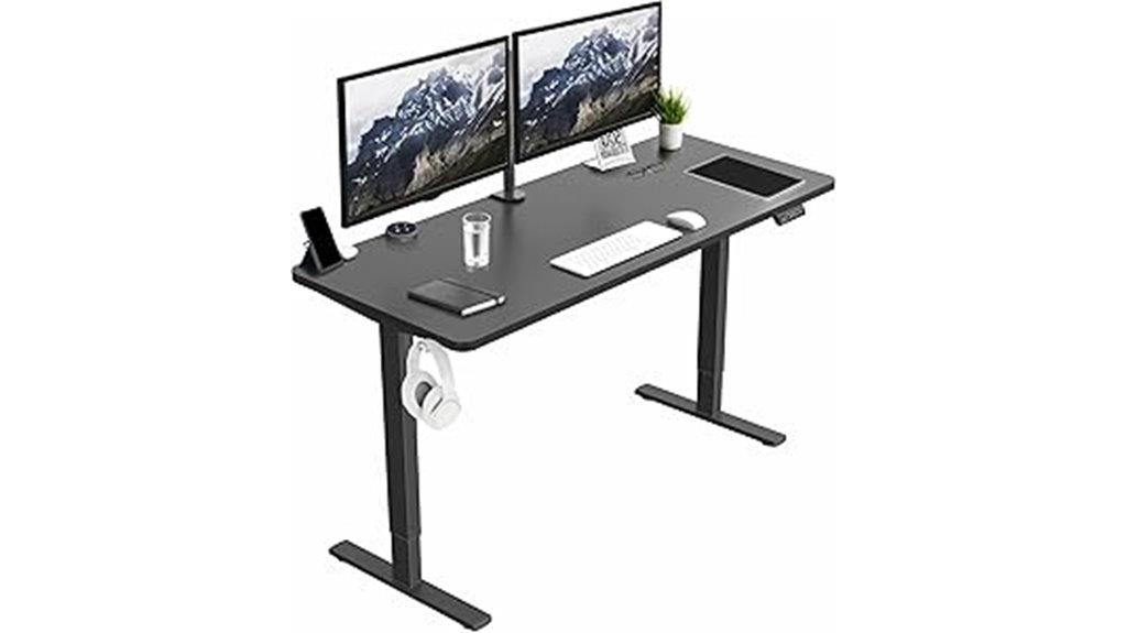 adjustable vivo desk with memory