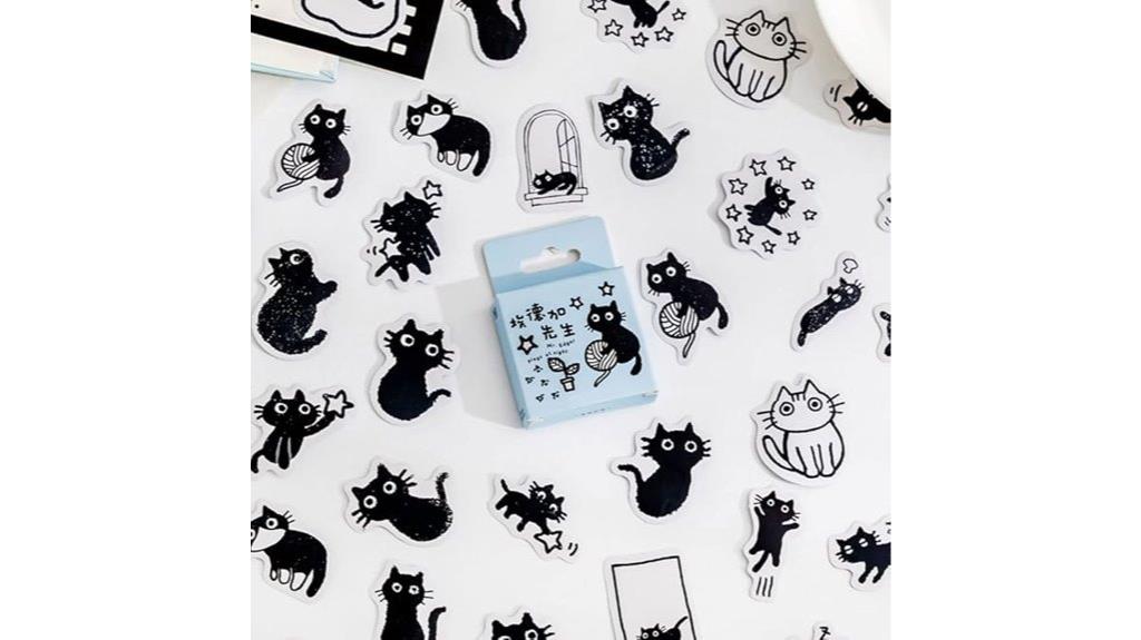 adorable cat sticker collection