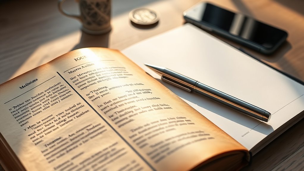 ancient stoic reflections versus modern journaling