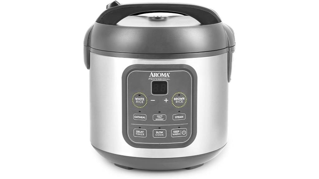 aroma rice cooker capacity