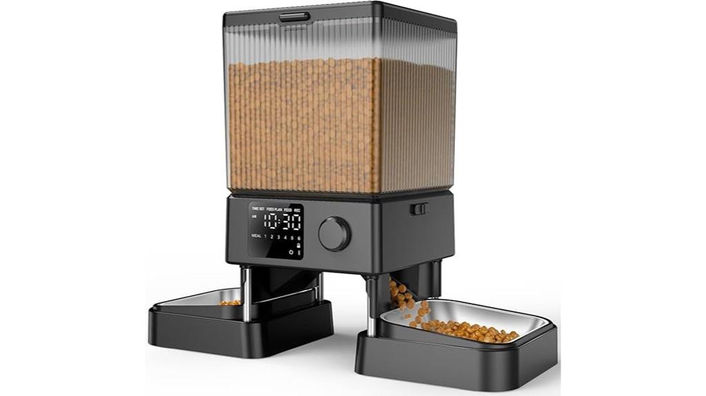 automatic dual cat feeder
