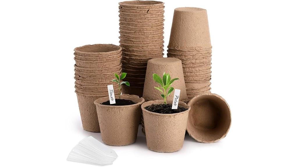 biodegradable 4 inch peat pots