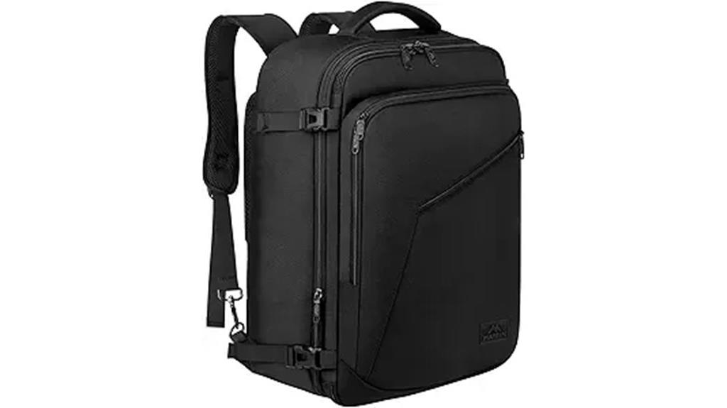 black 40l carry on backpack