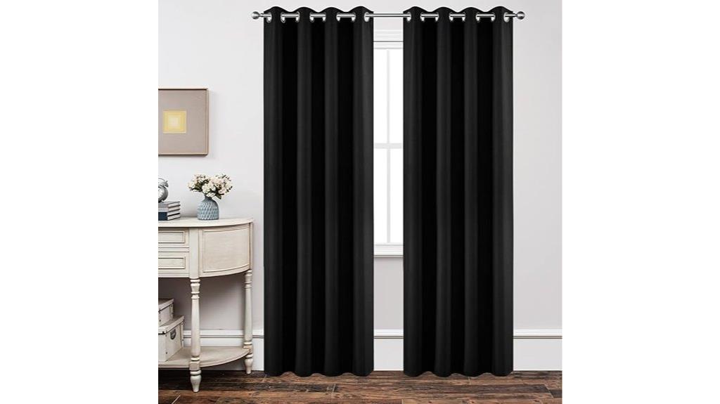 blackout curtain panels size
