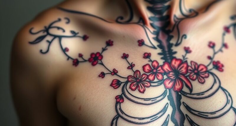body art celebrates mortality