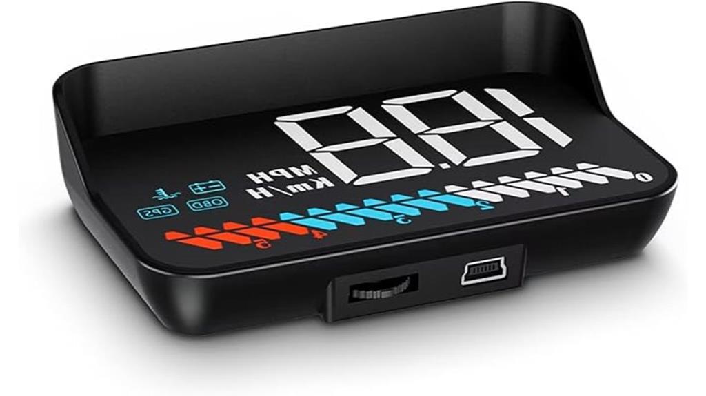 car hud with gps