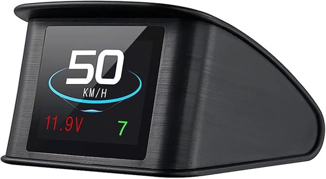 car hud with gps