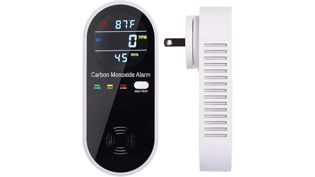 carbon monoxide lcd detector
