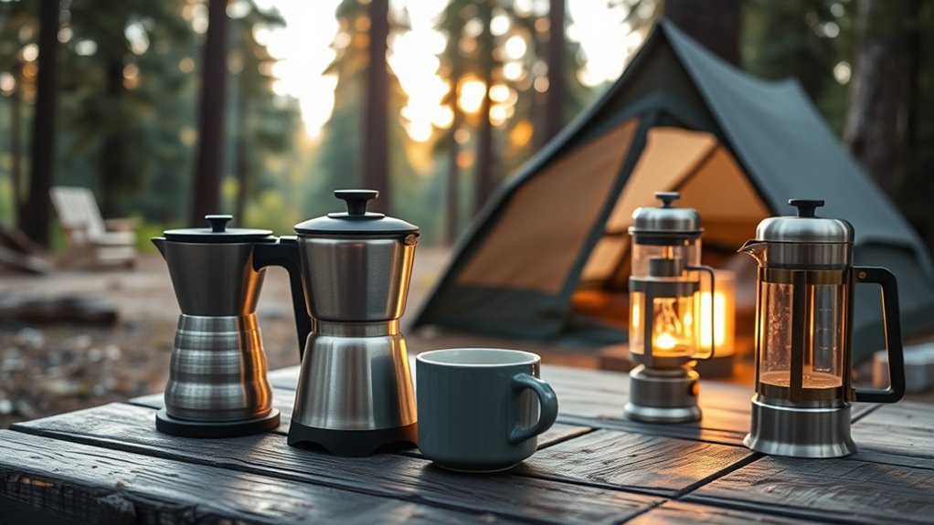 choosing portable camping coffee makers