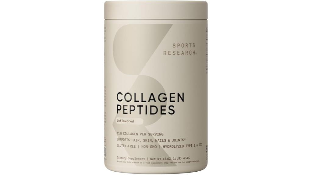 collagen peptides supplement 16oz