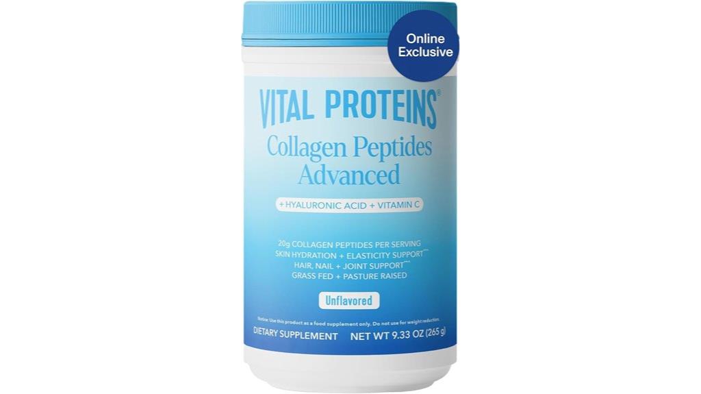 collagen peptides with hyaluronic