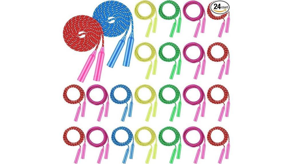 colorful exercise jump rope