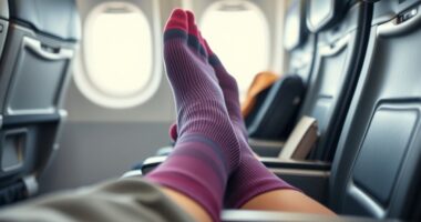 comfortable travel compression socks