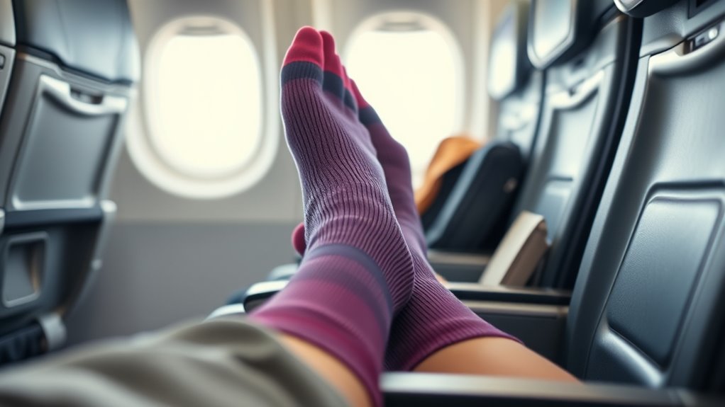 comfortable travel compression socks