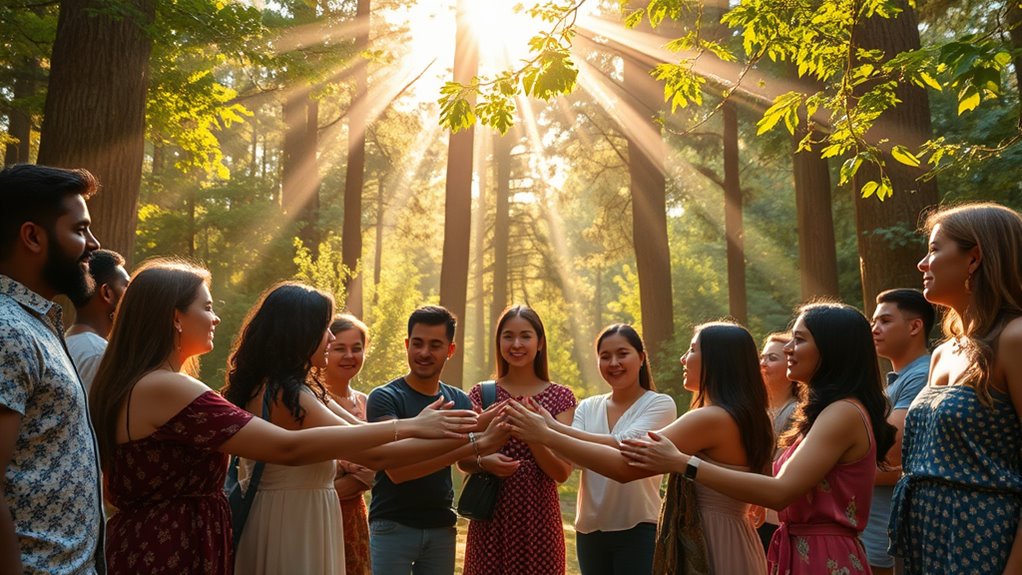 connectedness fuels collective harmony