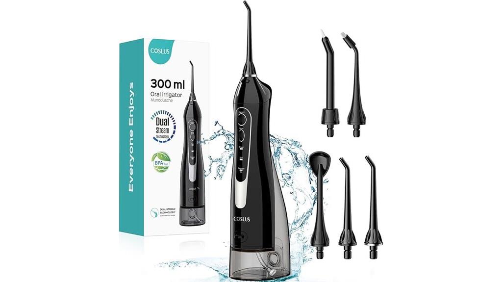 cordless portable dental flosser