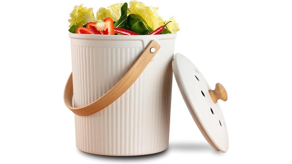 countertop compost bin lid