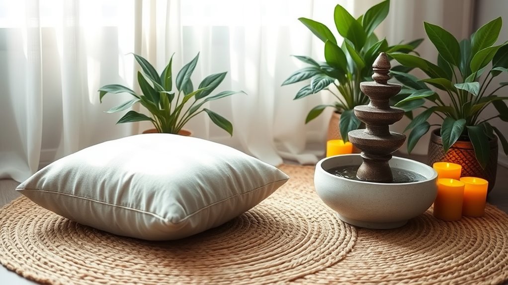 create calm relaxing space