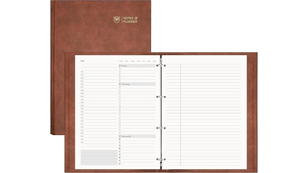 daily planner with refills