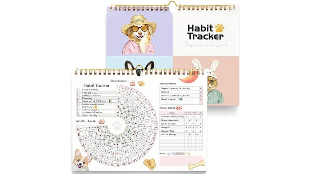 daily sticker habit journal