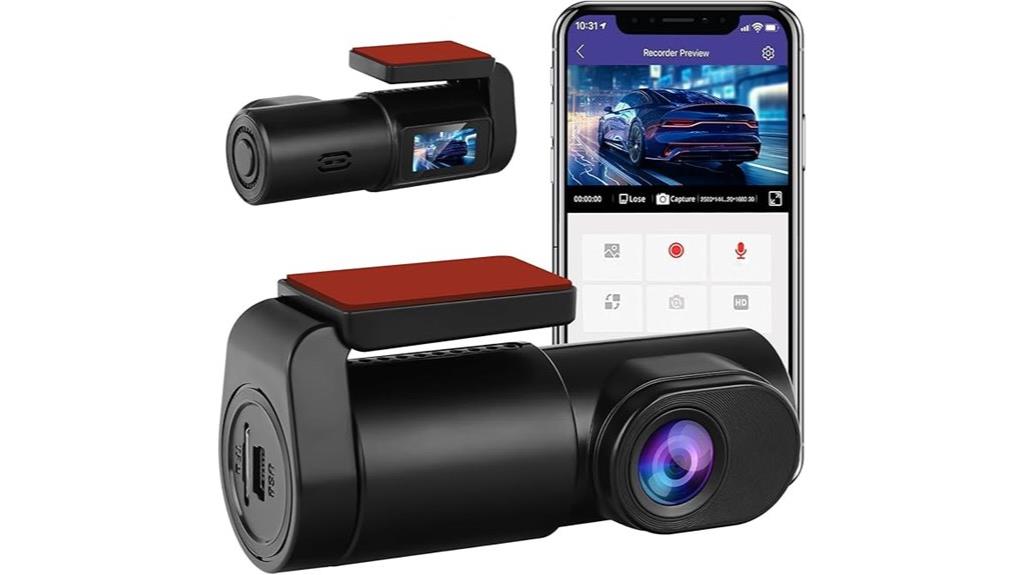 dash cam with night vision