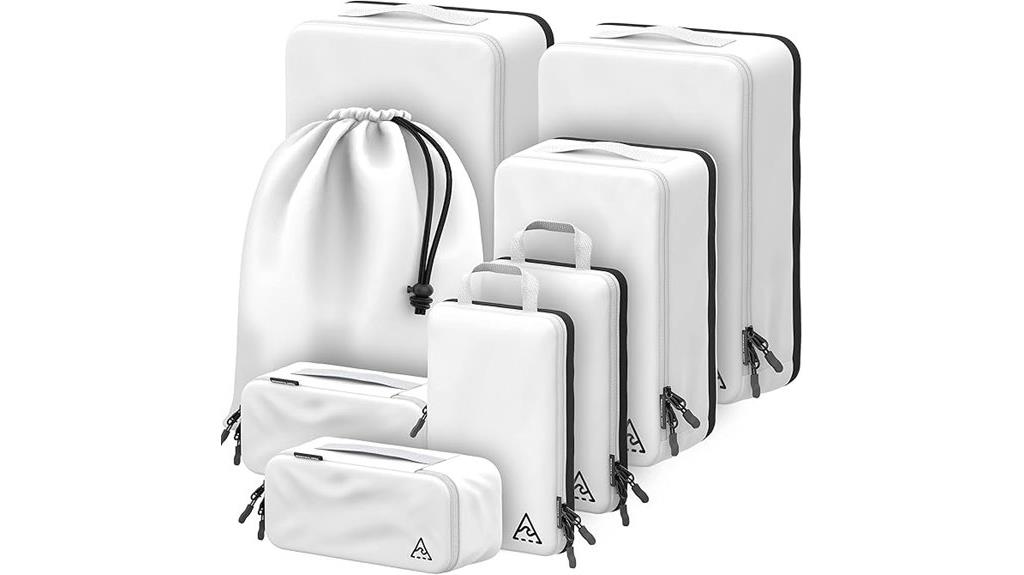 deluxe travel compression cubes