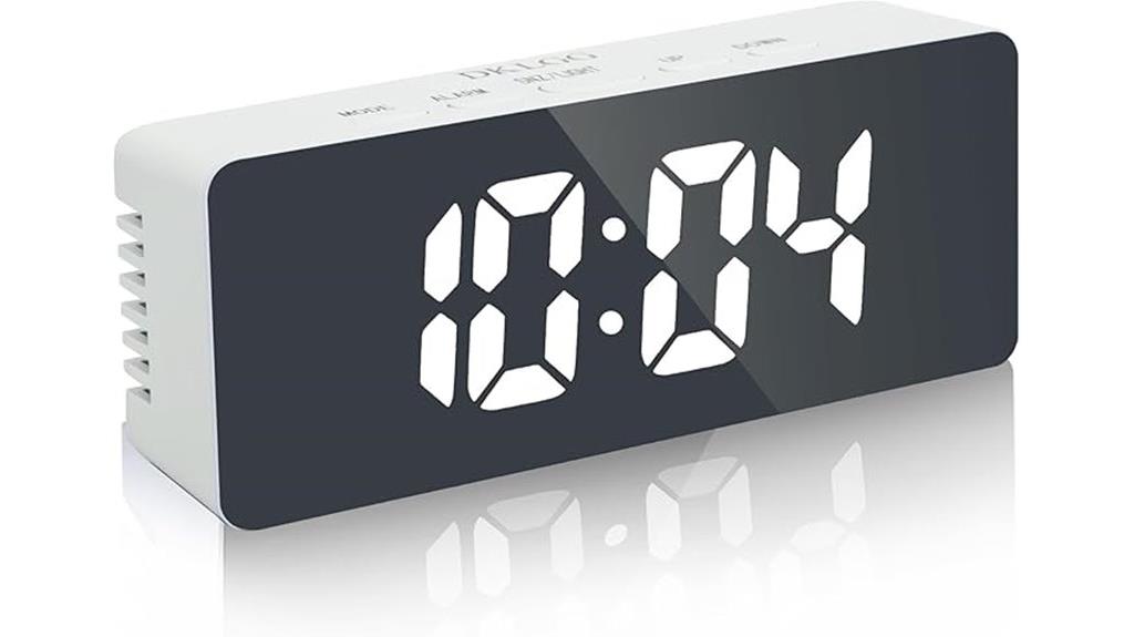 digital alarm clock with usb