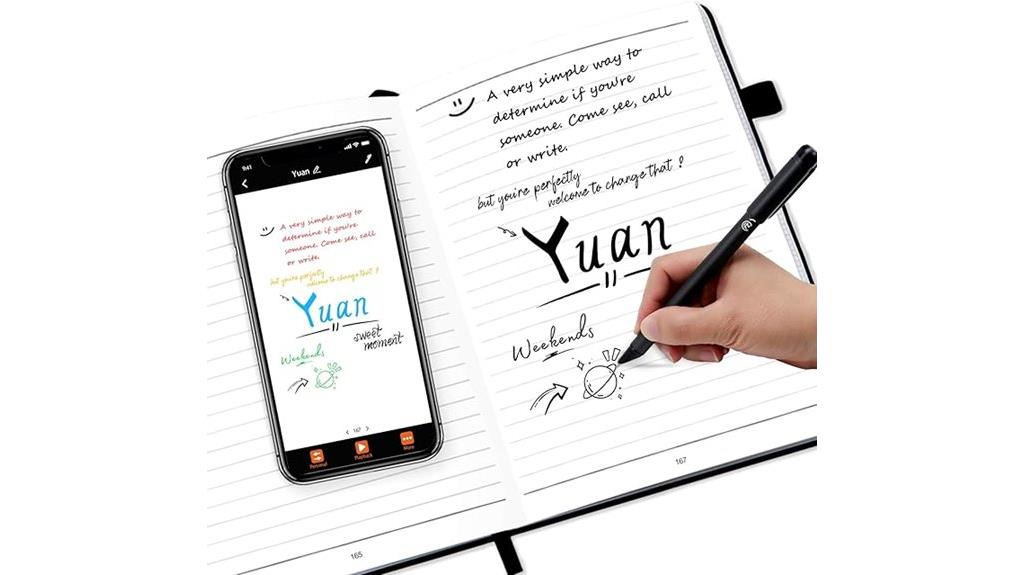 digital note taking smartpen set
