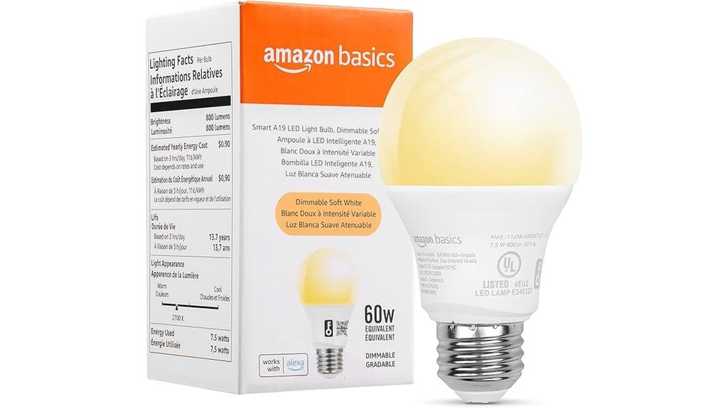 dimmable warm white led