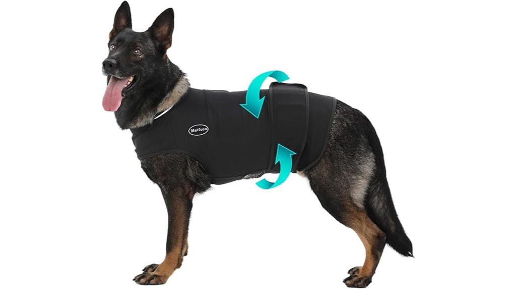 dog anxiety calming jacket
